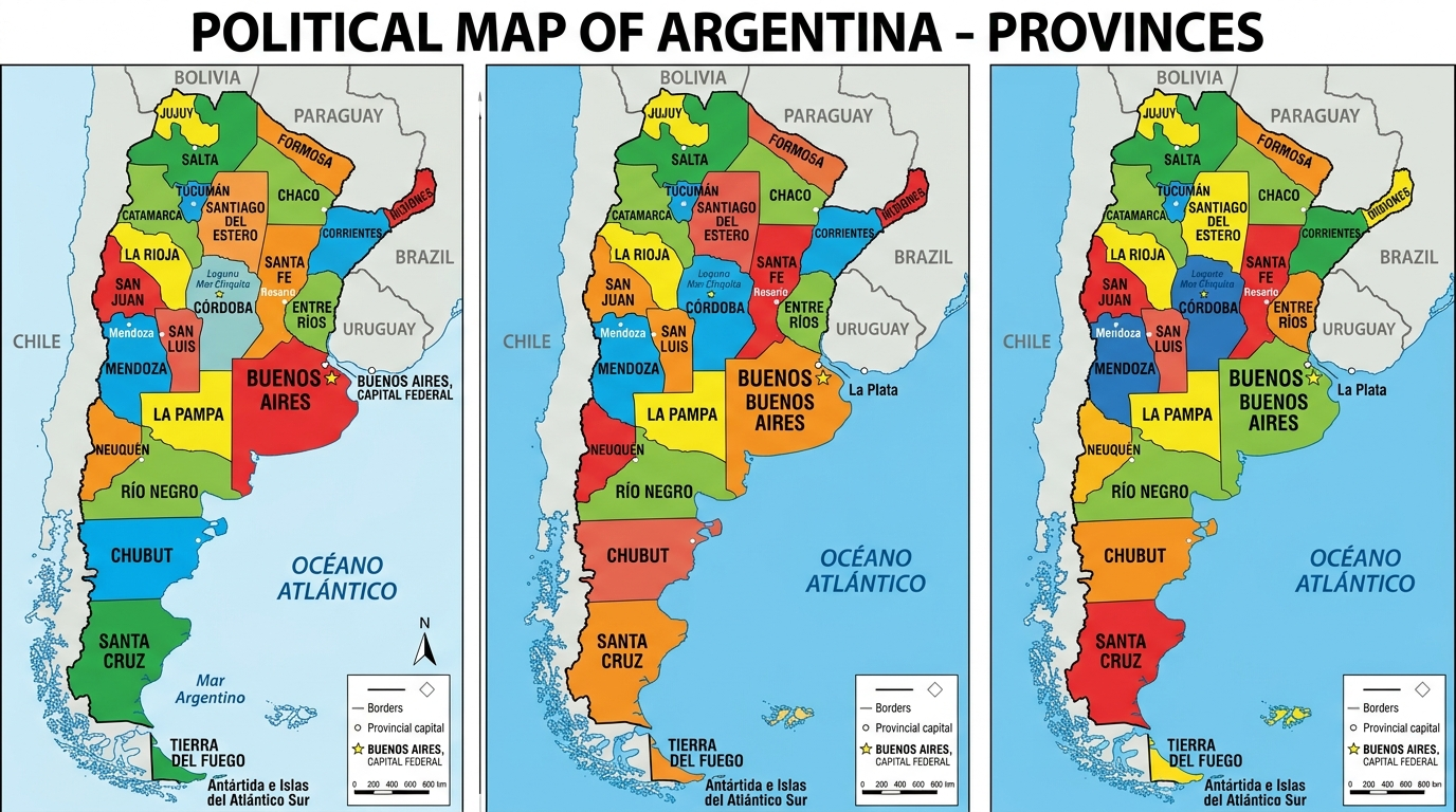 Mapa de Argentina con contexto regulatorio provincial para plataformas digitales